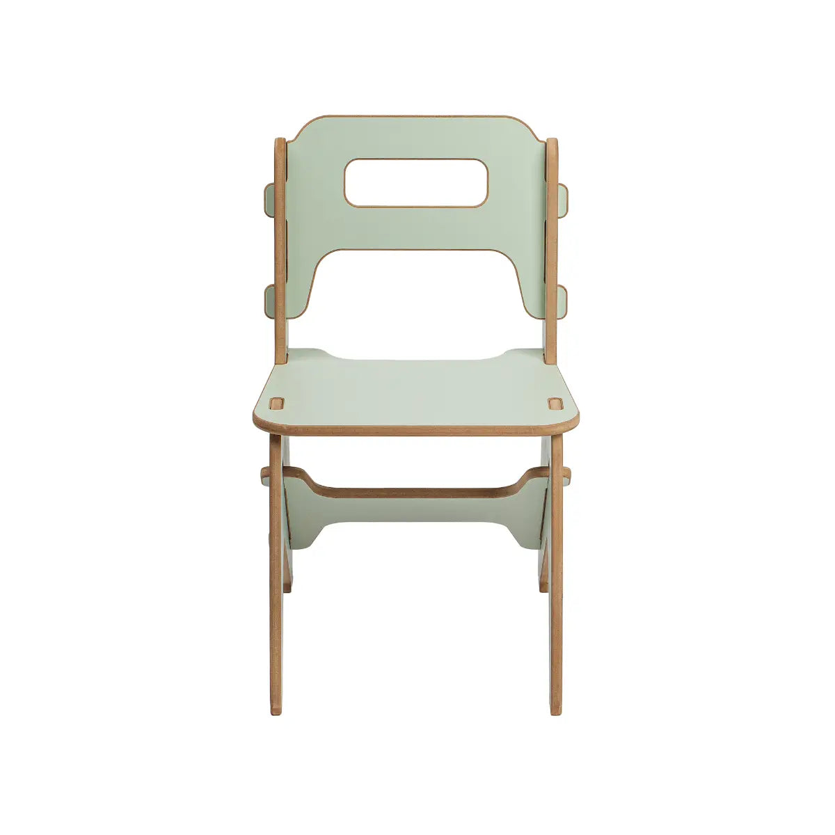 NANDO Childrens Preschool Chair, pistachio green.