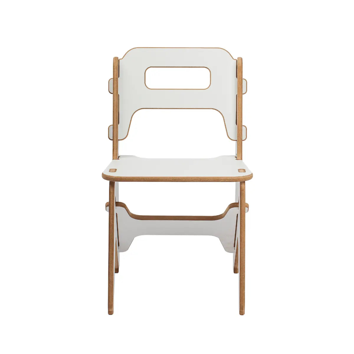 NANDO Childrens Preschool Chair, alpine white.