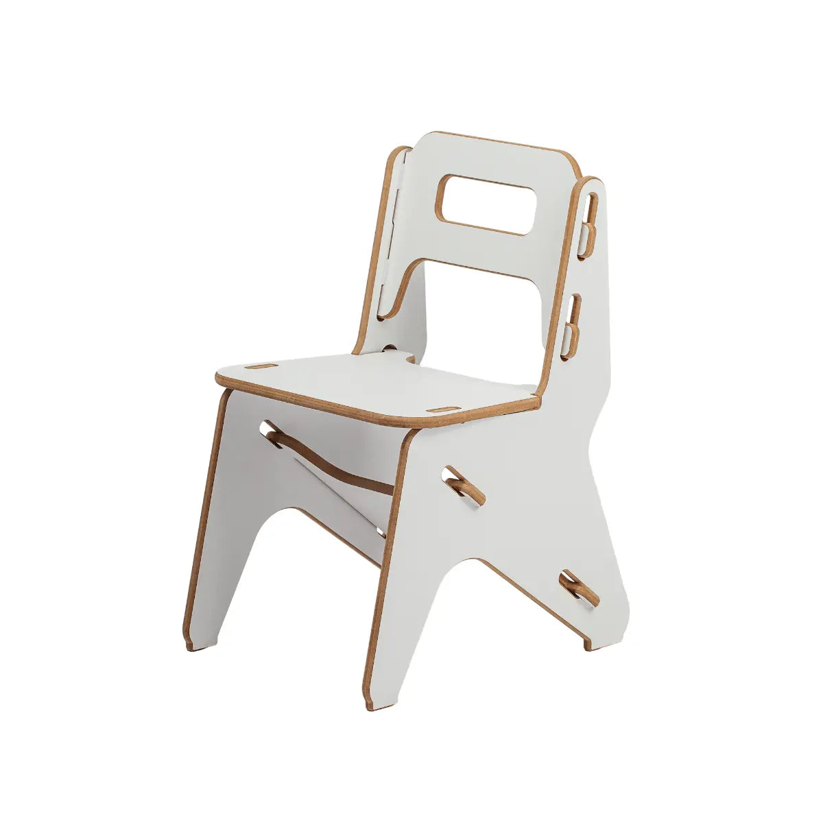 NANDO Childrens Preschool Chair, alpine white.