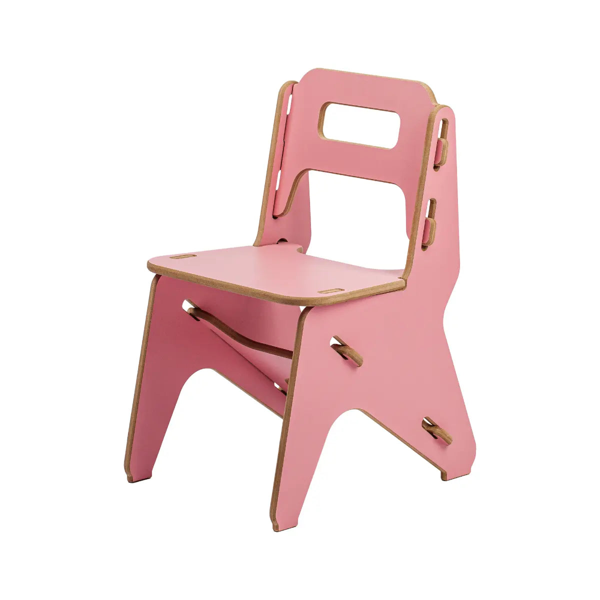 NANDO Childrens Preschool Chair, pistachio flamingo pink.