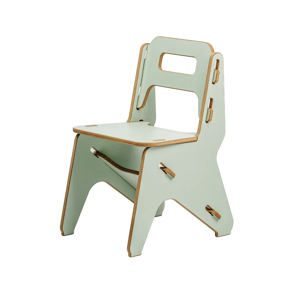 NANDO Childrens Preschool Chair, pistachio green.