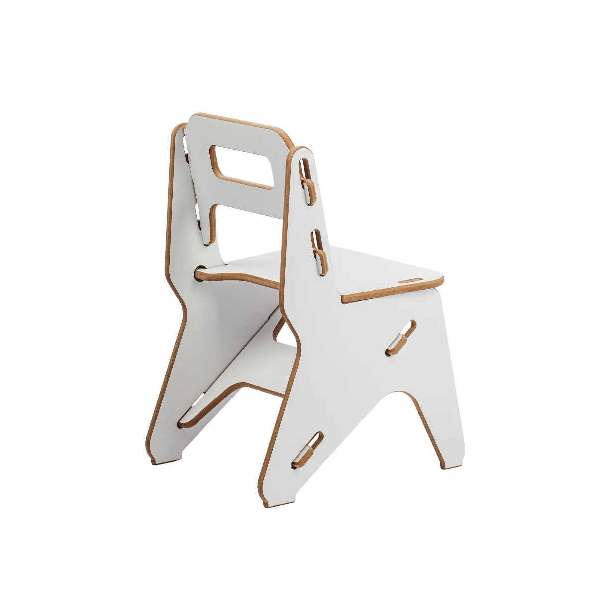 NANDO Childrens Preschool Chair, alpine white.