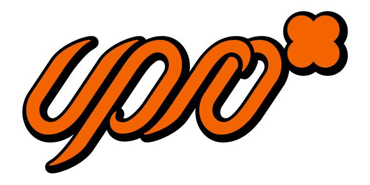 The Upro brand logo in orange and black